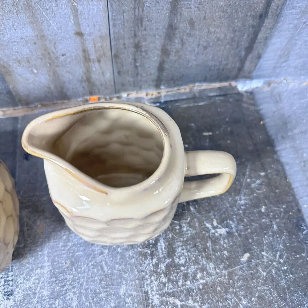 Sango Continental Beige 8712 Unused Set‎ of sugar and creamer